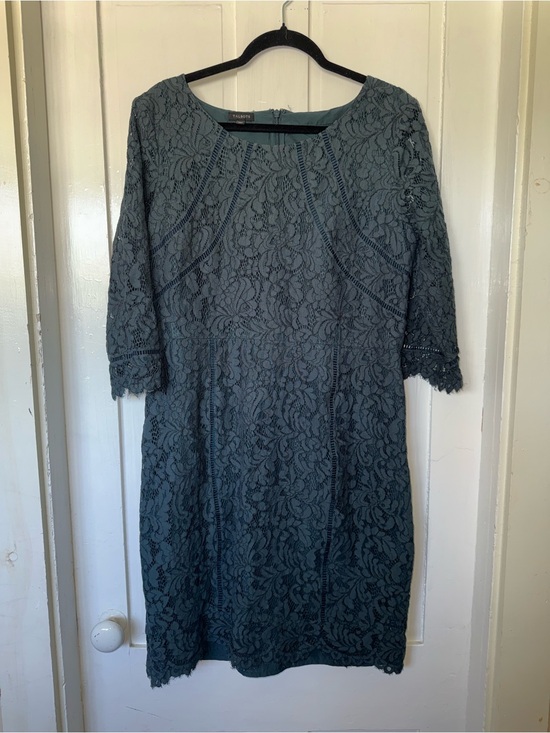 Talbots Dresses & Skirts - Talbots Teal Lace Cocktail Dress